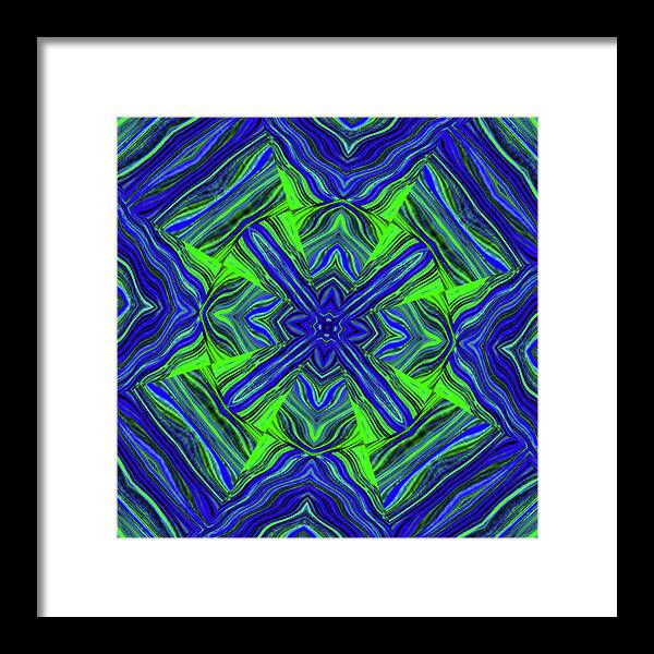 Green Cross - Framed Print