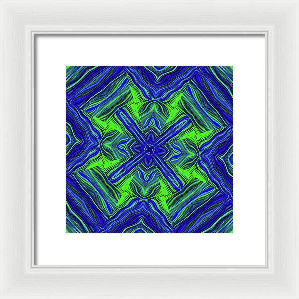Green Cross - Framed Print