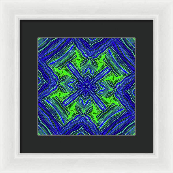 Green Cross - Framed Print