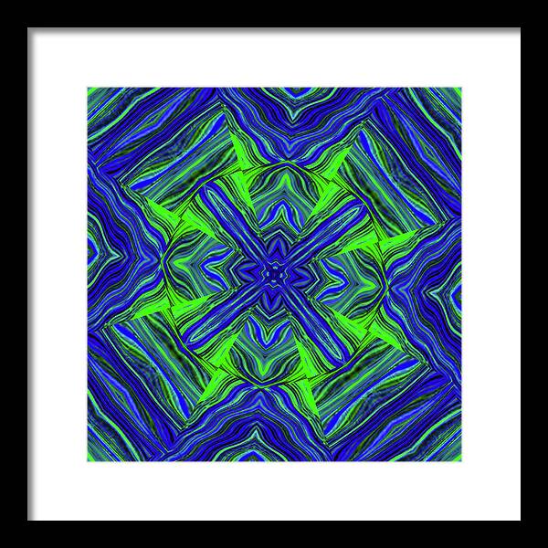 Green Cross - Framed Print