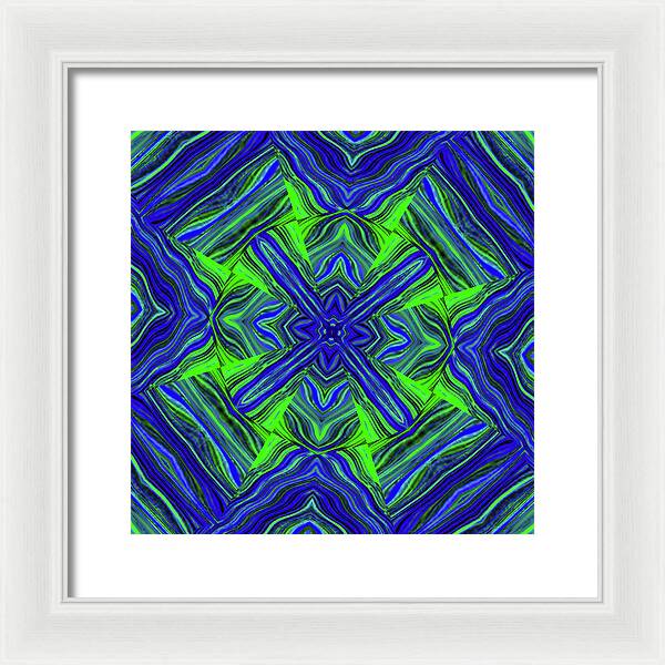 Green Cross - Framed Print