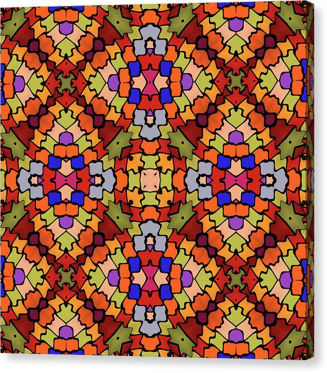 Intarsia - Canvas Print