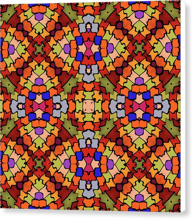 Intarsia - Canvas Print