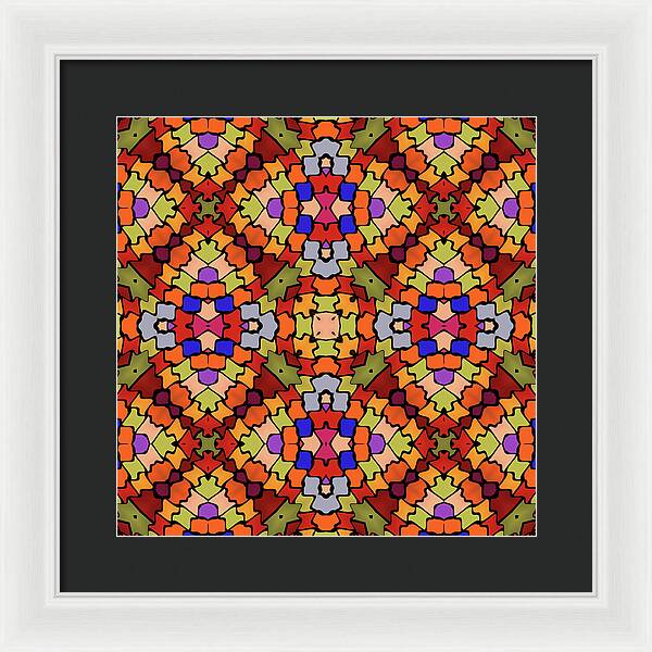 Intarsia - Framed Print