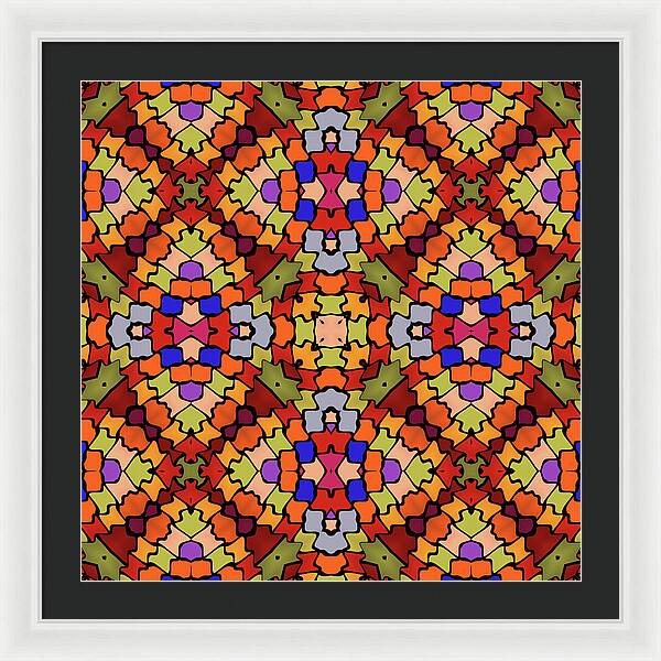 Intarsia - Framed Print