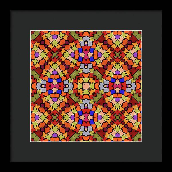 Intarsia - Framed Print