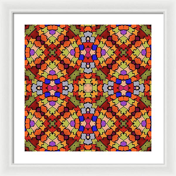 Intarsia - Framed Print