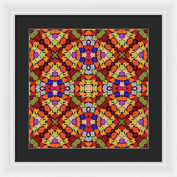 Intarsia - Framed Print