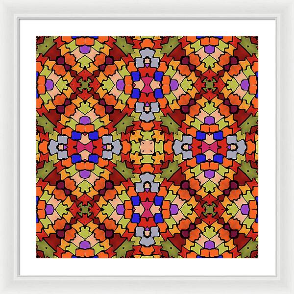 Intarsia - Framed Print