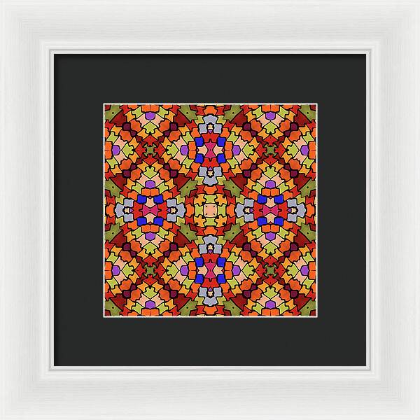 Intarsia - Framed Print