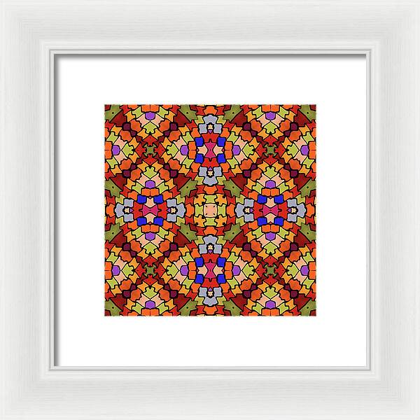 Intarsia - Framed Print