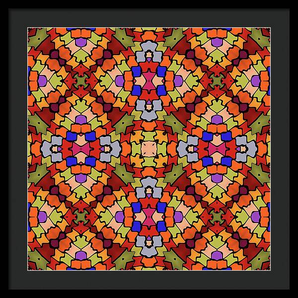 Intarsia - Framed Print