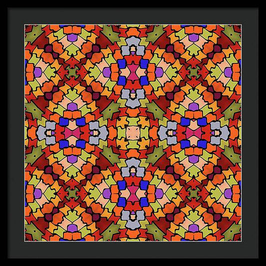 Intarsia - Framed Print