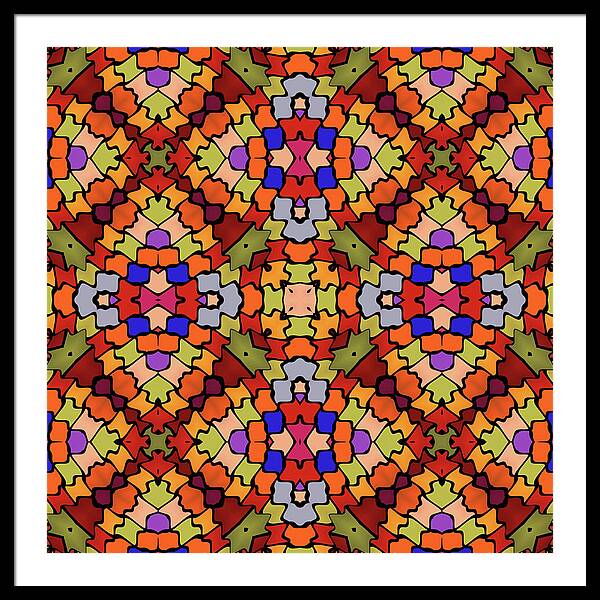 Intarsia - Framed Print