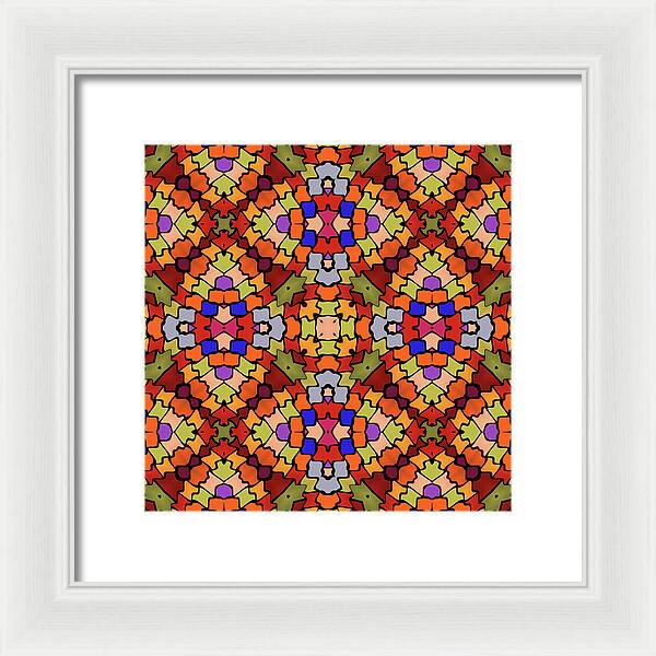 Intarsia - Framed Print