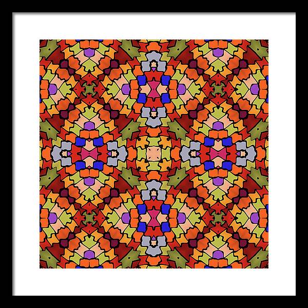 Intarsia - Framed Print