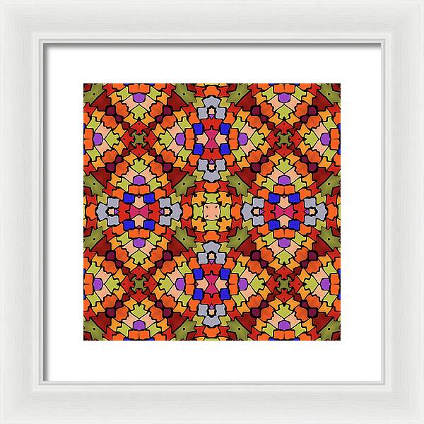 Intarsia - Framed Print