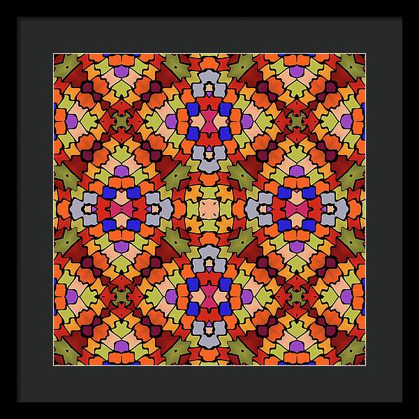 Intarsia - Framed Print