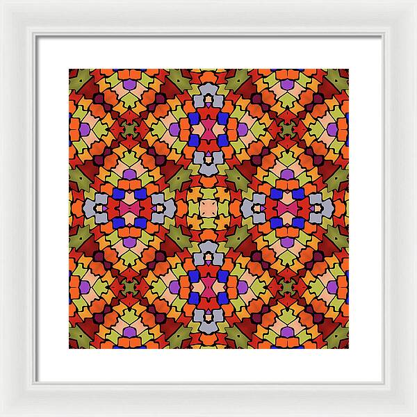 Intarsia - Framed Print