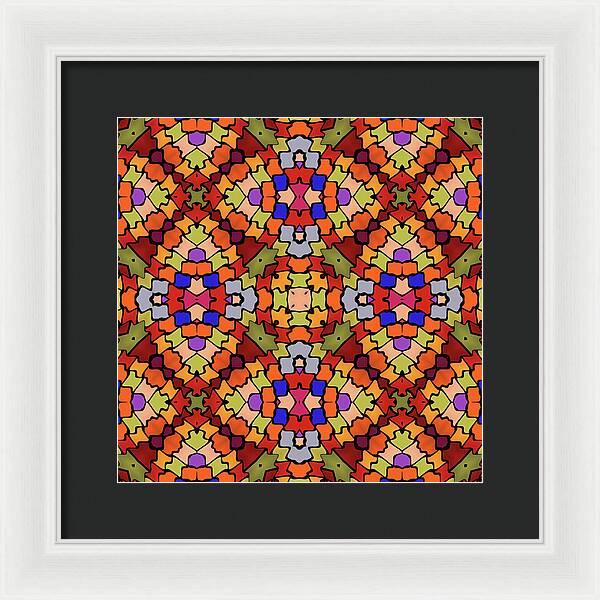 Intarsia - Framed Print