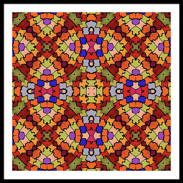 Intarsia - Framed Print