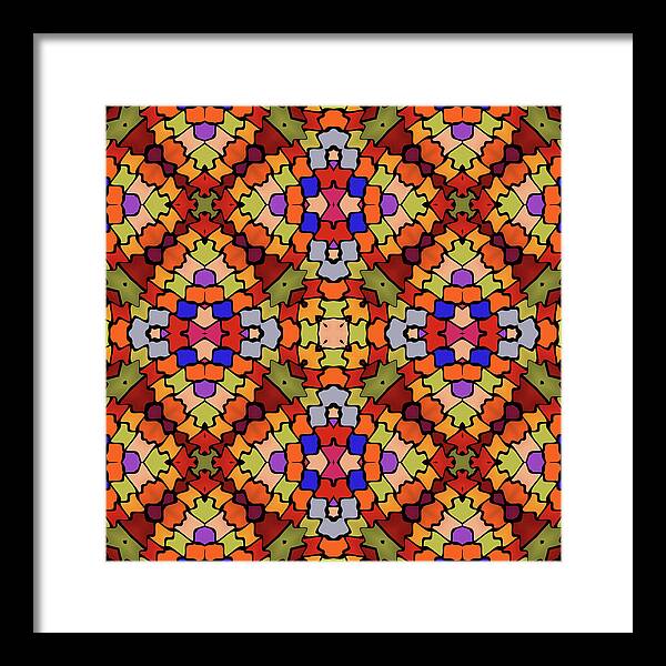 Intarsia - Framed Print