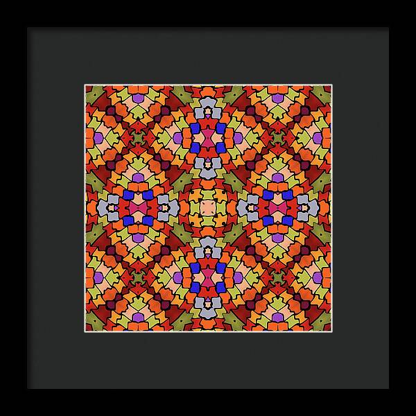 Intarsia - Framed Print