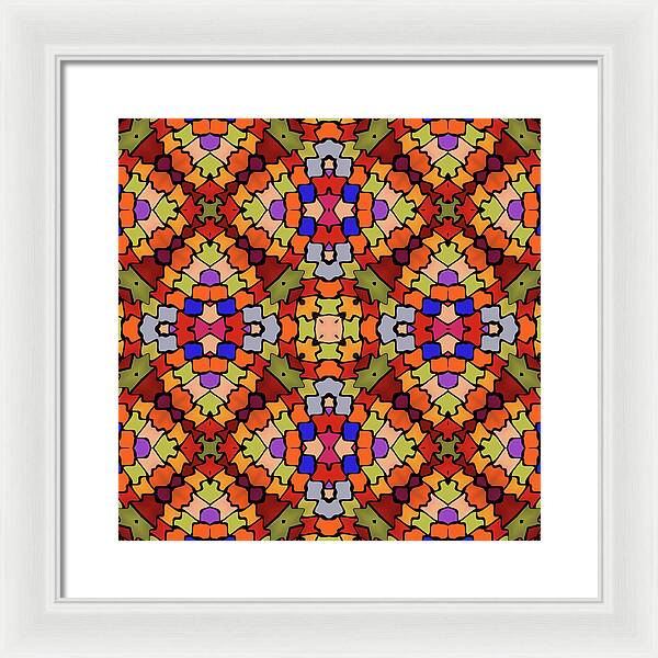 Intarsia - Framed Print
