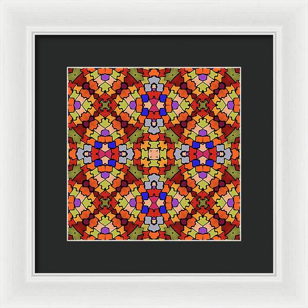 Intarsia - Framed Print