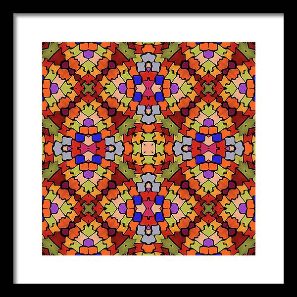 Intarsia - Framed Print