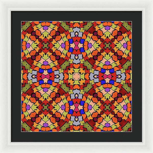 Intarsia - Framed Print