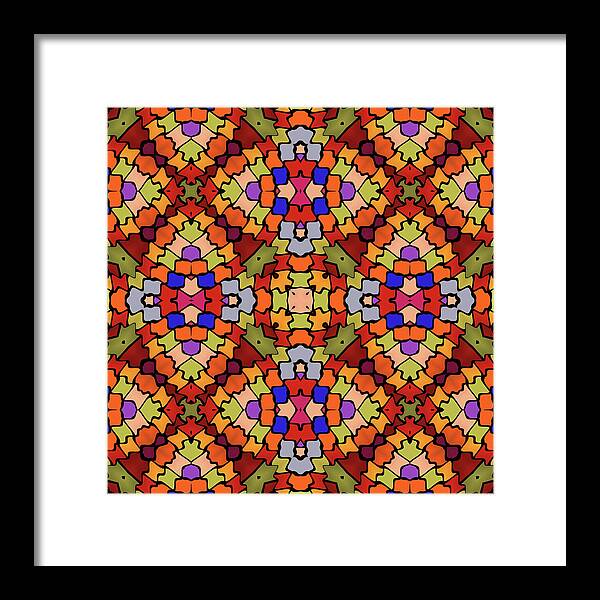 Intarsia - Framed Print