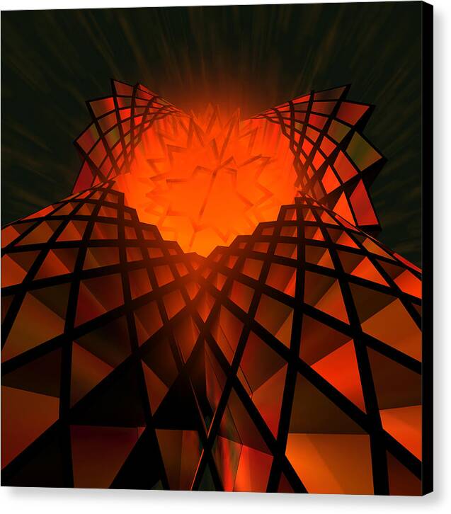 Quantum Field Angel - Canvas Print