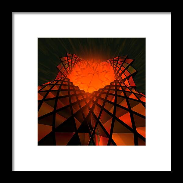 Quantum Field Angel - Framed Print