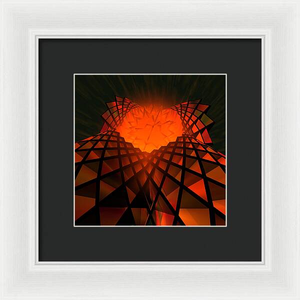 Quantum Field Angel - Framed Print