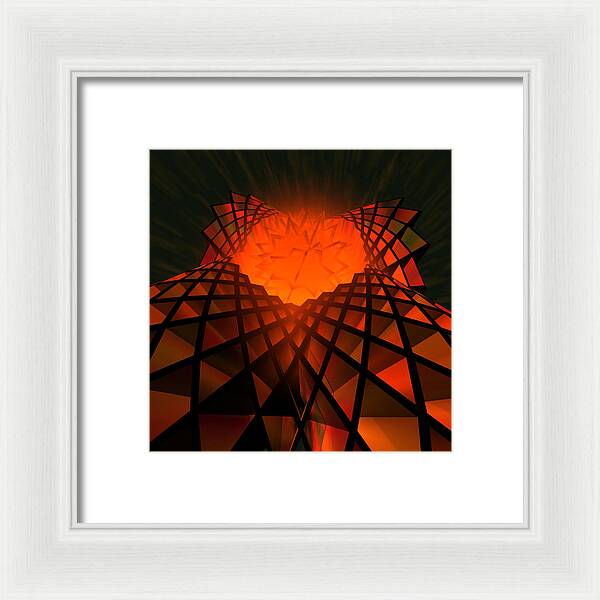 Quantum Field Angel - Framed Print