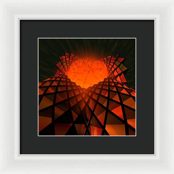 Quantum Field Angel - Framed Print