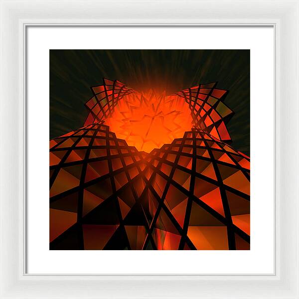 Quantum Field Angel - Framed Print