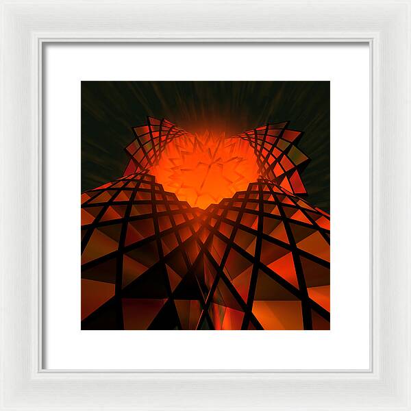 Quantum Field Angel - Framed Print