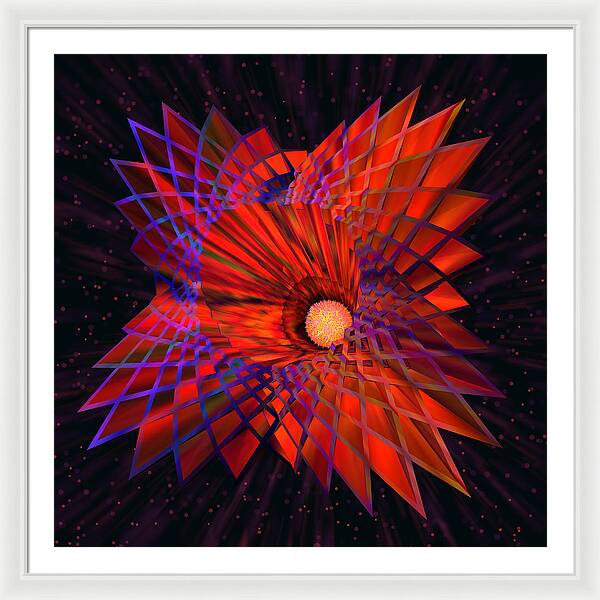 Quantum Flower - Framed Print