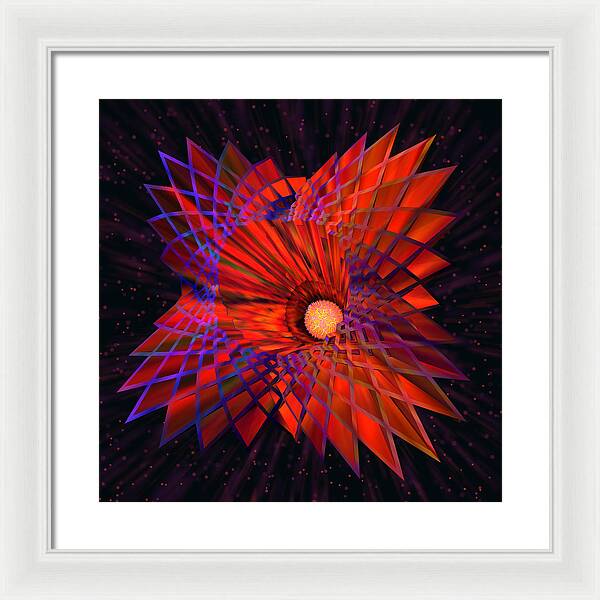 Quantum Flower - Framed Print