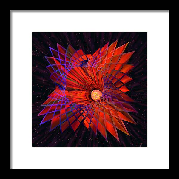Quantum Flower - Framed Print