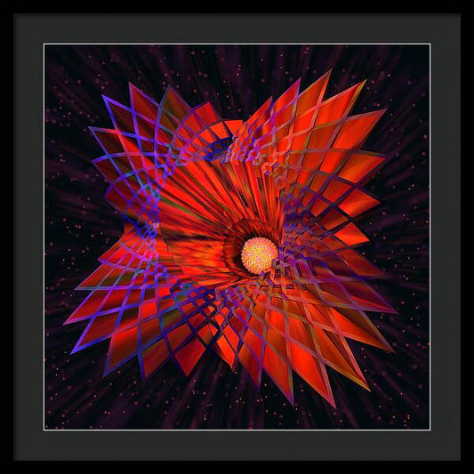 Quantum Flower - Framed Print