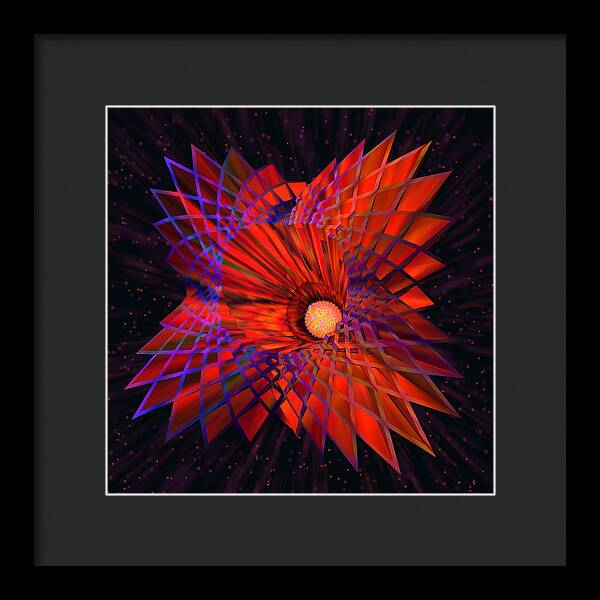Quantum Flower - Framed Print