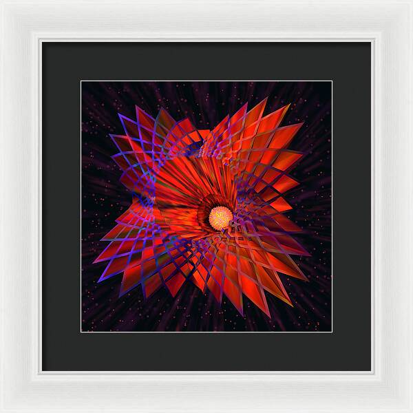 Quantum Flower - Framed Print