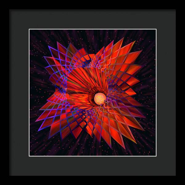 Quantum Flower - Framed Print
