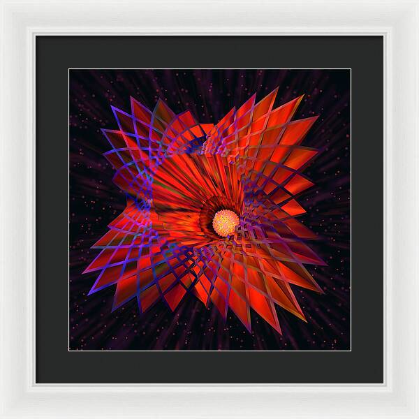 Quantum Flower - Framed Print