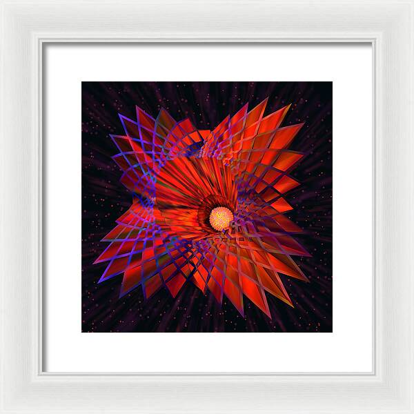 Quantum Flower - Framed Print
