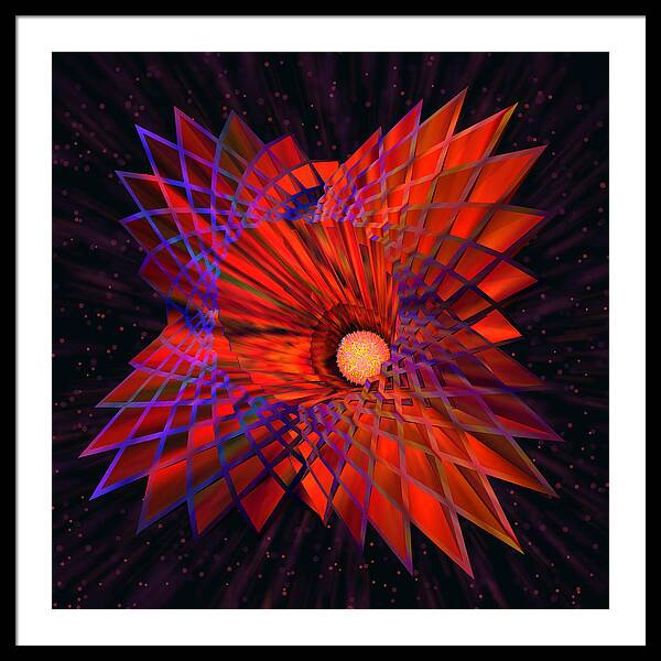 Quantum Flower - Framed Print