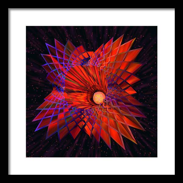 Quantum Flower - Framed Print